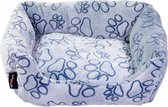 Jack and Vanilla - Hondenmand Kattenmand - PAWZ Sofa - Pootjes Blauw - Maat S: 60x52x18cm