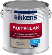 Sikkens Buitenlak - Verf - Zijdeglans - Mengkleur - RIJKS bruin - 2,5 liter