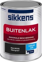 Sikkens Buitenlak - Verf - Zijdeglans - Mengkleur - RAL9005 - 1L