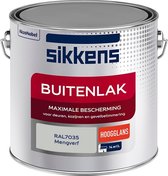 Sikkens Buitenlak - Verf - Hoogglans - Mengkleur - RAL7035 - 2,5 liter