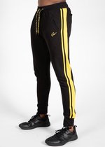 Pantalon d'entraînement Gorilla Wear Banks - Zwart/ Jaune - XL