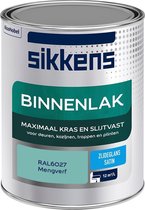 Sikkens Binnenlak - Verf - Zijdeglans - Mengkleur - RAL6027 - 1L