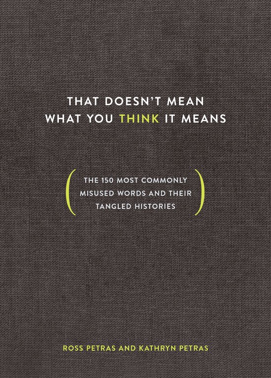 That Doesn't Mean What You Think It Means - cover