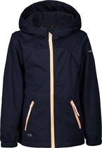 Icepeak Icepeak Kimry Outdoorjas - Maat 128  - Meisjes - navy - roze