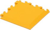 Vloertegelhoeklijst Cyclus 13,5x13,5x0.7 cm PVC koppelbaar - geel