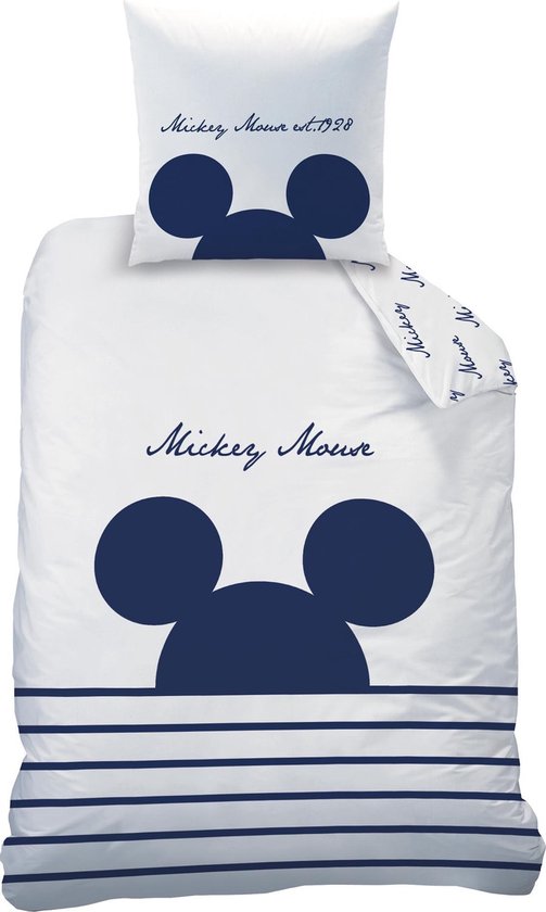 grens Herinnering krullen Disney Mickey Mouse Dekbedovertrek Ears - Eenpersoons - 140 x 200 cm -  Katoen | bol.com