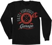 The Fast And The Furious Longsleeve shirt -2XL- Garage Zwart
