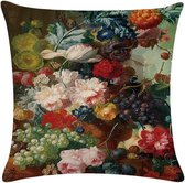 Kussenhoes Stilleven Olieverf Bloemen 4