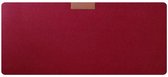 Bureau Onderlegger| Computermat | Bureaumat| Rood| Vilt | 70x32cm