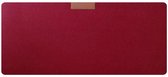 Bureau Onderlegger| Computermat | Bureaumat| Rood| Vilt | 70x32cm