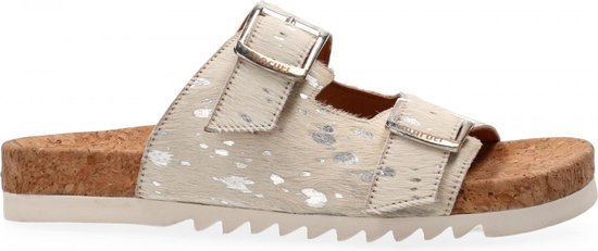 Maruti - Bellona Slippers - Splash White Silver - 38 | bol.com