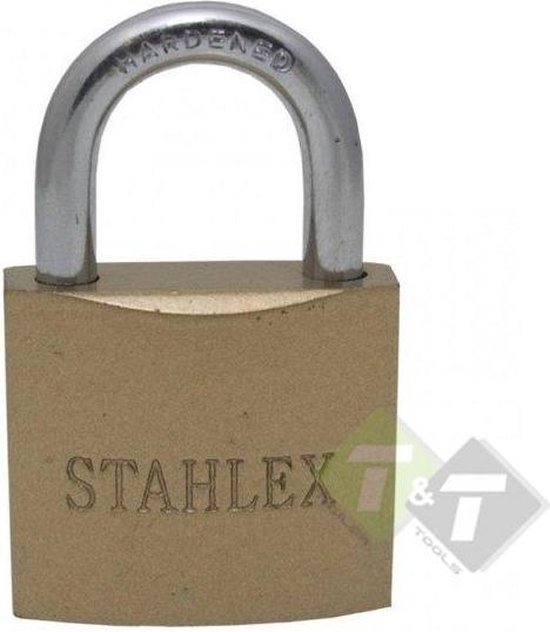 Hangslot Stahlex, slot, sloten 32mm, 6mm dik | bol.com