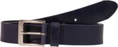Heren riem leer 4 cm Donker blauw, bandmaat 095