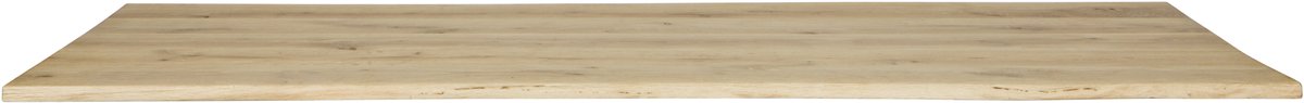 WOOOD Tablo Boomstam Tafelblad - Eiken - Naturel - 3x199x90