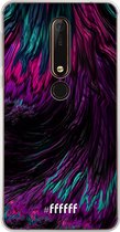 Nokia X6 (2018) Hoesje Transparant TPU Case - Roots of Colour #ffffff