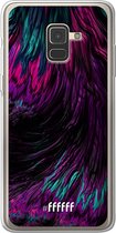 Samsung Galaxy A8 (2018) Hoesje Transparant TPU Case - Roots of Colour #ffffff