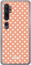 Xiaomi Mi Note 10 Hoesje Transparant TPU Case - Peachy Dots #ffffff