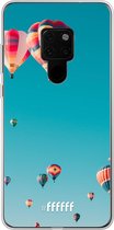 Huawei Mate 20 Hoesje Transparant TPU Case - Air Balloons #ffffff
