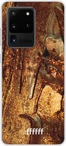 6F hoesje - geschikt voor Samsung Galaxy S20 Ultra -  Transparant TPU Case - Lets go Gold #ffffff