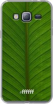 Samsung Galaxy J3 (2016) Hoesje Transparant TPU Case - Unseen Green #ffffff