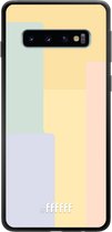 Samsung Galaxy S10 Hoesje TPU Case - Springtime Palette #ffffff
