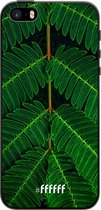 iPhone 5s Hoesje TPU Case - Symmetric Plants #ffffff