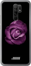 6F hoesje - geschikt voor Xiaomi Redmi 9 -  Transparant TPU Case - Purple Rose #ffffff