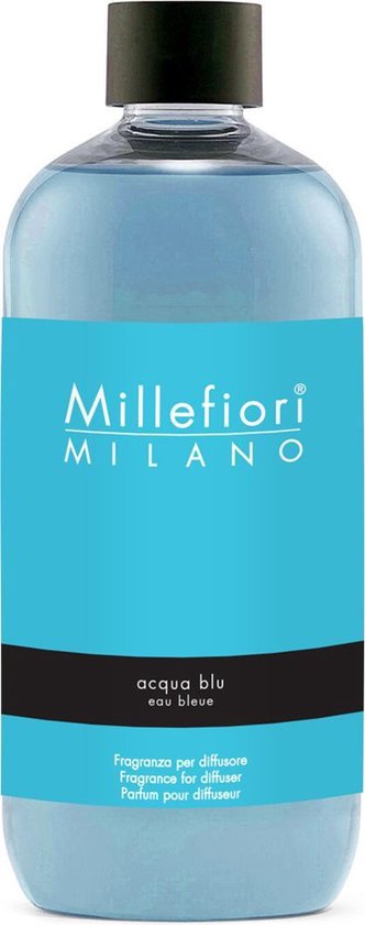 Millefiori Milano Navulling voor Geurstokjes 250 ml - Acqua Blu