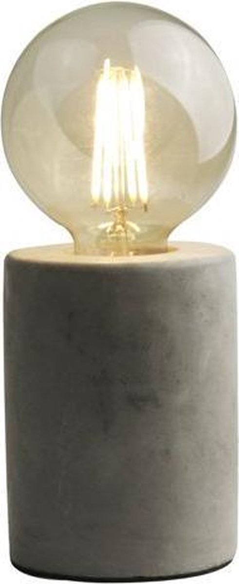 Gusta Tafellamp LED Beton 9xH12cm | bol.com