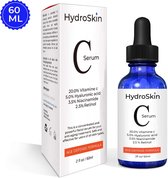 HydroSkin Vitamine C Serum - 2.5% Active Retinol serum - Gezichtsverzorging - 60 ML