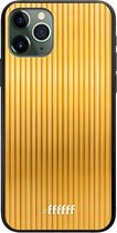 iPhone 11 Pro Hoesje TPU Case - Bold Gold #ffffff