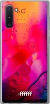 Samsung Galaxy Note 10 Hoesje Transparant TPU Case - Colour Bokeh #ffffff