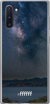 Samsung Galaxy Note 10 Hoesje Transparant TPU Case - Landscape Milky Way #ffffff
