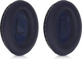 kwmobile 2x oorkussens compatibel met Bose Quietcomfort 35 35II 25 15 / QC35 QC35II QC25 QC15 - Earpads voor koptelefoon in donkerblauw
