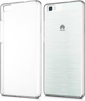 kwmobile hoesje compatibel met Huawei P8 Lite (2015) - Back cover voor smartphone - Telefoonhoesje in transparant