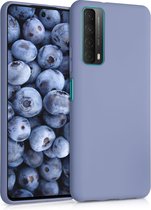 kwmobile telefoonhoesje voor Huawei P Smart (2021) - Hoesje voor smartphone - Back cover in lavendelgrijs mat
