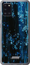 Samsung Galaxy A31 Hoesje Transparant TPU Case - Bubbling Blues #ffffff