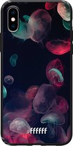 iPhone X Hoesje TPU Case - Jellyfish Bloom #ffffff