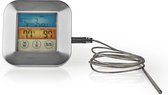 Nedis - Vleesthermometer - 0 - 250 °C - Digitaal Kleurendisplay - Timer