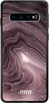 Samsung Galaxy S10 Hoesje TPU Case - Purple Marble #ffffff