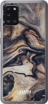 Samsung Galaxy A31 Hoesje Transparant TPU Case - Wood Marble #ffffff