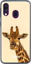 Samsung Galaxy A50 Hoesje Transparant TPU Case - Giraffe #ffffff