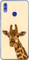 Honor Note 10 Hoesje Transparant TPU Case - Giraffe #ffffff