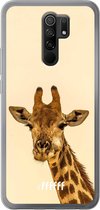 Xiaomi Redmi 9 Hoesje Transparant TPU Case - Giraffe #ffffff