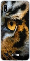 Samsung Galaxy A10 Hoesje Transparant TPU Case - Tiger #ffffff
