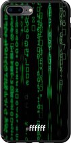 iPhone 8 Plus Hoesje TPU Case - Hacking The Matrix #ffffff