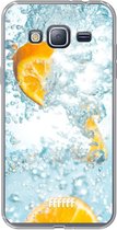 Samsung Galaxy J3 (2016) Hoesje Transparant TPU Case - Lemon Fresh #ffffff