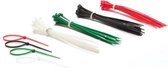 Perel Set nylon kabelbinders, 160mm x 2.5mm, verschillende kleuren - UV-bestendig, 100 stuks