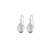 Silventi 921301770 Zilveren Oorbellen - Dames - Zirkonia Steentjes - Rhodium - Zilver
