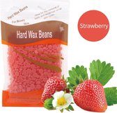 DW4Trading® Hard wax beans 100 gr ontharen harsen lichaam gezicht spatels Strawberry